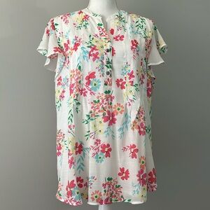 Kim Rogers Casual Floral Blouse